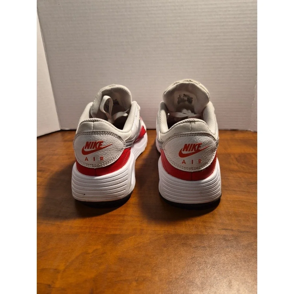 Nike Air Max SC White Red CW4555-107 Men's Size 8 Sports Running Sneakers Shoes